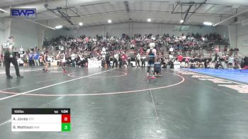 120 lbs Round Of 16 - Stella Caygill, Raw Wrestling Club vs Luke Canales, Claremore Wrestling Club