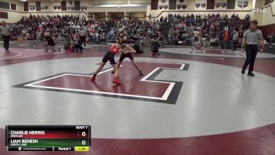 80-84A 1st Place Match - Liam Benesh, North Linn vs Charlie Herrig, Drexler