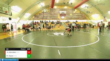 106 lbs Quarterfinal - Abraham Gonzalez, Cascade (Leavenworth) vs Miguel Depaz, Tonasket