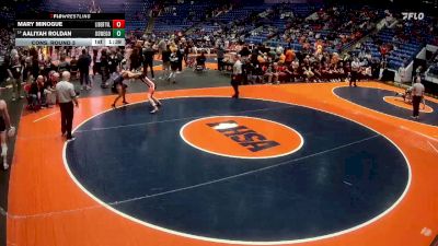120 lbs Cons. Round 3 - Aaliyah Roldan, Oswego (H.S.) vs Mary Minogue, Libertyville