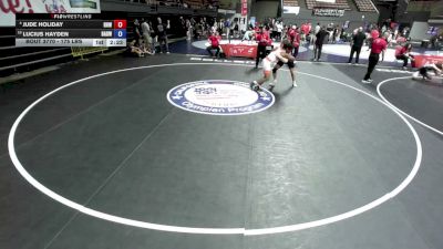 175 lbs 5th Place Match - Jude Holiday, Rough House Wrestling vs Lucius Hayden, Bay Area Dragons Wrestling Center