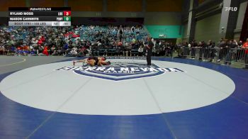 165 lbs Consi Of 8 #2 - Ryland Moss, Liberty vs Mason Carnrite, Poway