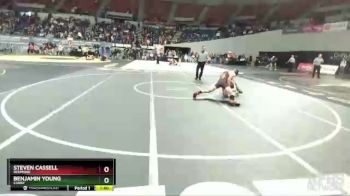 5A-138 lbs Champ. Round 1 - Benjamin Young, Canby vs Steven Cassell, Redmond