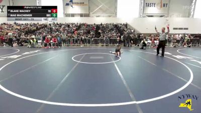 70 lbs Cons. Round 4 - Blake Mackey, Pal-Mac Wrestling vs Mae Machemer, WRCL Wrestling Club