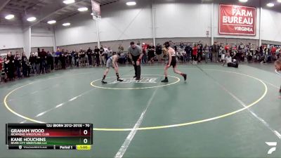 70 lbs Champ. Round 2 - Graham Wood, Richmond Wrestling Club vs Kane Houchins, River City Wrestling LLC