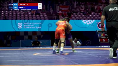 60 kg 1/8 Final - Victor Ciobanu, Moldova vs Suraj Suraj, India