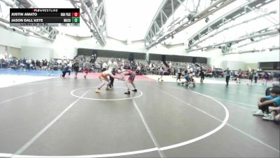 150-I lbs Consi Of 16 #2 - Justin Amato, High Pace Wrestling Club vs Jason Dall`Aste, MacArthur