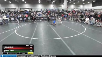 74 lbs 3rd Place Match - Hogan Rice, IL vs Keilan Yang, WI