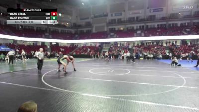 215 lbs Quarterfinal - Gage Ponton, Mountain View vs Beau Steel, Kuna