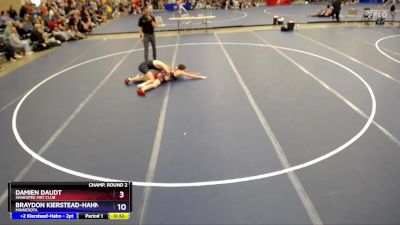 138 lbs Champ. Round 2 - Damien Daudt, Shakopee Mat Club vs Braydon Kierstead-Hahn, Minnesota