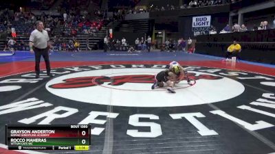 64 lbs Quarterfinal - Grayson Anderton, Nomad Wrestling Academy vs Rocco Maheras, Vittum Cats WC