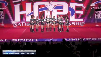 All Star Rebels - Lady Fortune [2026 L4 Senior - D2 - Small Day 1] 2026 Spirit of Hope Grand Nationals