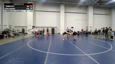 132 lbs Quarters - James Coy, Idaho vs Evan Craner, Utah