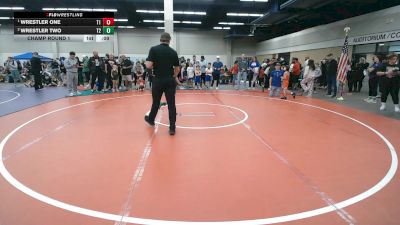 56.2-57.6 lbs Champ. Round 1 - Luke Harvey, Leopard Wrestling Club vs William Lowe, Trojan Wrestling Club