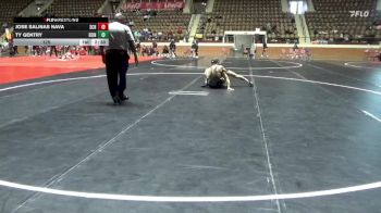 125 lbs Round 2 (10 Team) - Jose Salinas Nava, Schreiner vs Ty Gentry, Reinhardt University (GA)