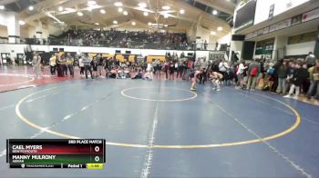 100 lbs 3rd Place Match - Cael Myers, New Plymouth vs Manny Mulrony, Adrian