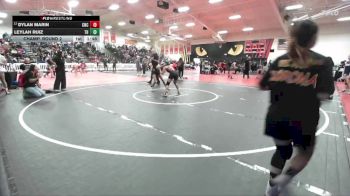 110 lbs Champ. Round 2 - Dylan Marin, Centennial Corona vs Leylah Ruiz, Trabuco Hills