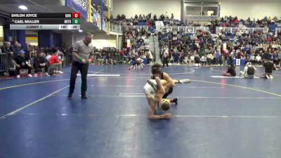 114 lbs Consy 7 - Shiloh Joyce, Christian Brothers Acad.-NJ vs Cael Muller, Notre Dame GP