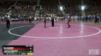 7A 113 lbs Quarterfinal - Eli Sanders, Smiths Station Hs vs Joshua Zurcher, Mary G Montgomery