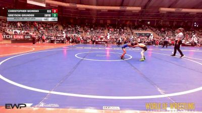 49 lbs Quarterfinal - Christopher Moreno, Reign WC vs Greyson Grunden, Empire Wrestling Academy
