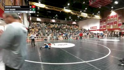 75A Cons. Round 2 - Cody Bauer, CY Middle School vs Breken Dornbier,, Dean Morgan