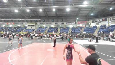 80 lbs Rr Rnd 1 - Jocelynn Lozano, Valley Bad Boys vs Emma Zagorski, Pikes Peak Warriors