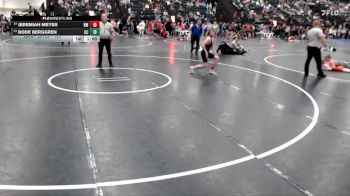 120 lbs Cons. Round 1 - Jeremiah Meyer, Roosevelt Mustangs vs Bode Berggren, Cross County