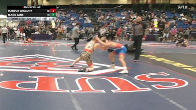 126 lbs Round Of 64 - Jamison Gregory, MI vs Jaxon Lane, TN
