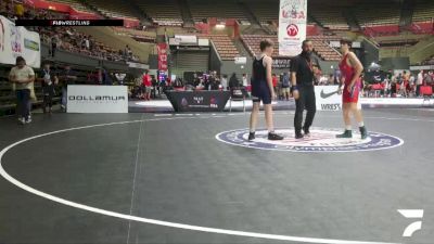 Champ. Round 1 - Bradley Johnson, Vacaville Wrestling Club vs Wolfgang Strasen, Petaluma Wrestling Club