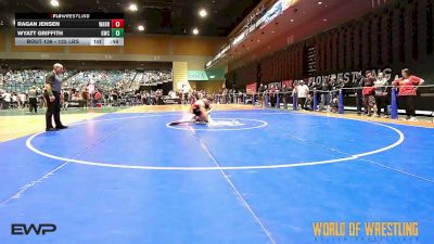 125 lbs Consi Of 32 #2 - Ragan Jensen, Warriors Of Christ vs Wyatt Griffith, Grizzly Wrestling Club