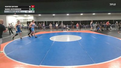 190 lbs Consi Of 16 #2 - Hunter Snyder, PA vs Mario Hutcherson, PA