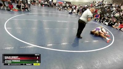 125 lbs Quarterfinal - Kailin Sebert, Best Trained Wrestling vs Aiyana Perkins, Oklahoma