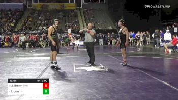 197 lbs Consolation - J.T. Brown, Army West Point vs Thomas Lane, Cal Poly