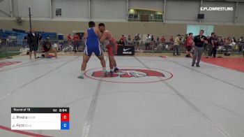 130 kg Round Of 16 - Jose Rivera, Curby 3-style vs James Ford, Columbus Wrestling Club