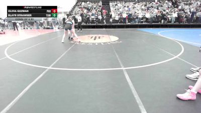 130 lbs Consi Of 8 #2 - Olivia Guzman, Pride WC vs Blayr Strawser, Team 209