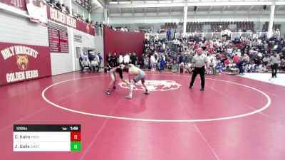 120 lbs Round Of 16 - Charlie Kahn, Providence Day School vs Zach Golle, St. Mark's School Of Texas