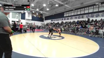175 lbs 5th Place Match - Arel Francke, Calabasas vs Rex Topete, South Hills