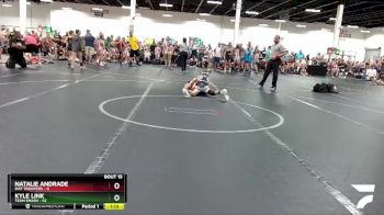 84 lbs Round 4 (8 Team) - Kyle Link, Team Smash vs Natalie Andrade, Mat Troopers