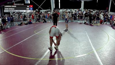 126 lbs Champ. Round 1 - Lawson Jones, Illinois vs John Steele, Team Jeff Wrestling Club