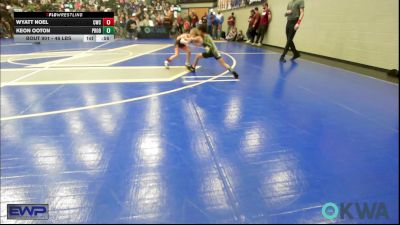 46 lbs Quarterfinal - Wyatt Noel, Cowboy Wrestling Club vs Keon Ooton, Prodigy Elite Wrestling