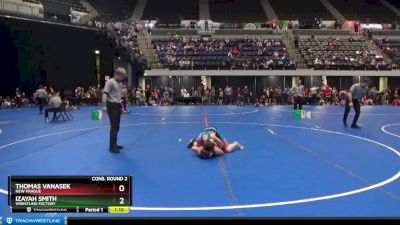 110 lbs Cons. Round 2 - Thomas Vanasek, New Prague vs Izayah Smith, Wrestling Factory