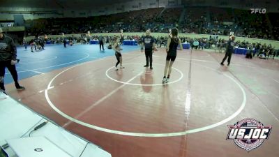 80 lbs Consi Of 8 #2 - Talli Washington, Woodland Wrestling Club vs Izabel Nesmeyer, Norman Grappling Club