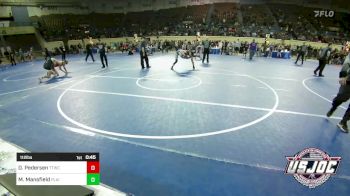 112 lbs Consi Of 16 #2 - Diesel Pedersen, Team Tulsa Wrestling Club vs Marshal Mansfield, Plainview Youth Wrestling Club