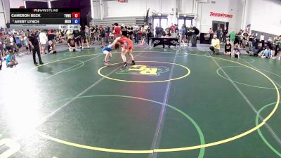 135 lbs Cons. Semis - Cameron Beck, Team Valkyrie Wrestling Club vs Avery Lynch, Michigan