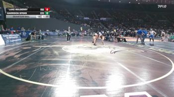 4A Boys 190 lbs Quarterfinal - Lake Mulberry, Philomath Boys vs Harrison Spens, Estacada Boys