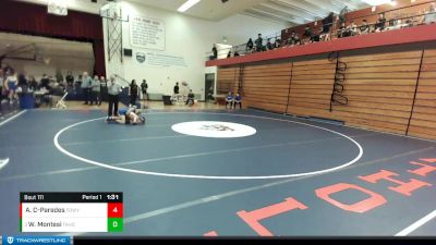 113 lbs Semifinal - Wyatt Montesi, Tahoma vs Angel Cid-Paredes, Federal Way