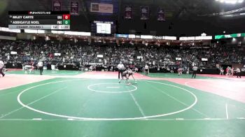 116 lbs Champ. Round 1 - Abbigayle Noel, PWCA vs Miley Carte, Unattached
