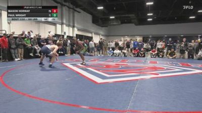 165 lbs Consi Of 8 #2 - Mason Horwat, PA vs Paul Wright, FL