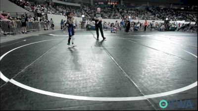 52 lbs Round Of 32 - Ryker Mckee, Saints Youth Wrestling Club vs Gerami President, Victory Youth Wrestling