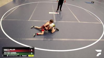 83 lbs Cons. Round 4 - Payten Sorbel, Flat Earth Wrestling Club vs Brett Miller, Minnesota